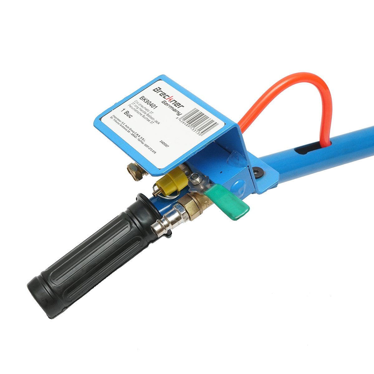 Cric pneumatic profesional cu maner lung 150-400mm 3T Breckner Germany